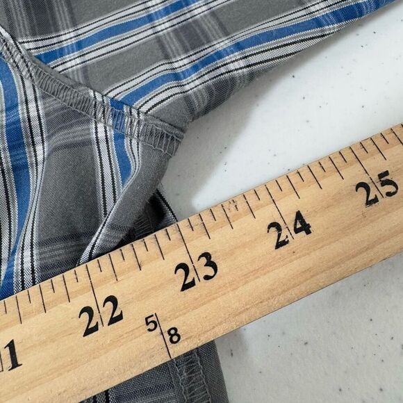 Anchor Blue Men’s Button Up Plaid Shirt Size XL 2000s Skater Style - Picture 4 of 6